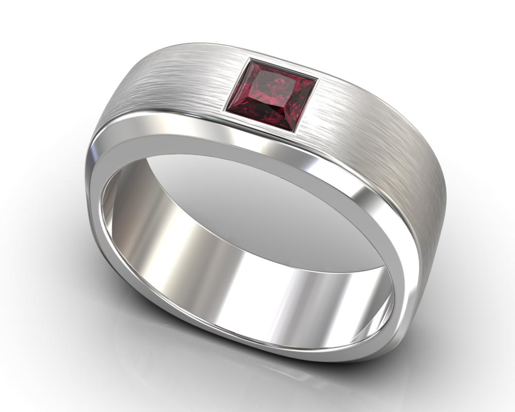 White Gold Edward Ring
