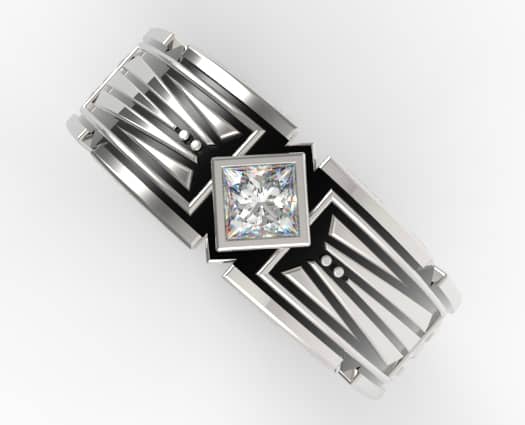 Star Wars Wedding Band For Men – view 3