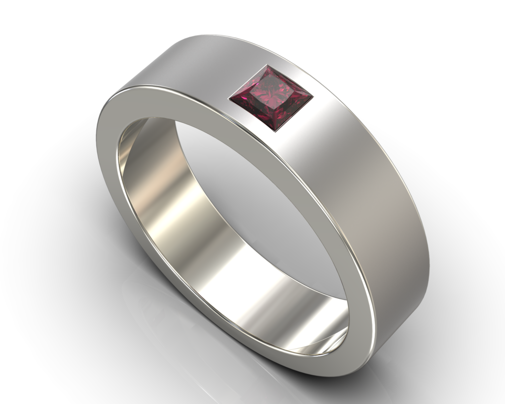 Platinum Goethe Ring