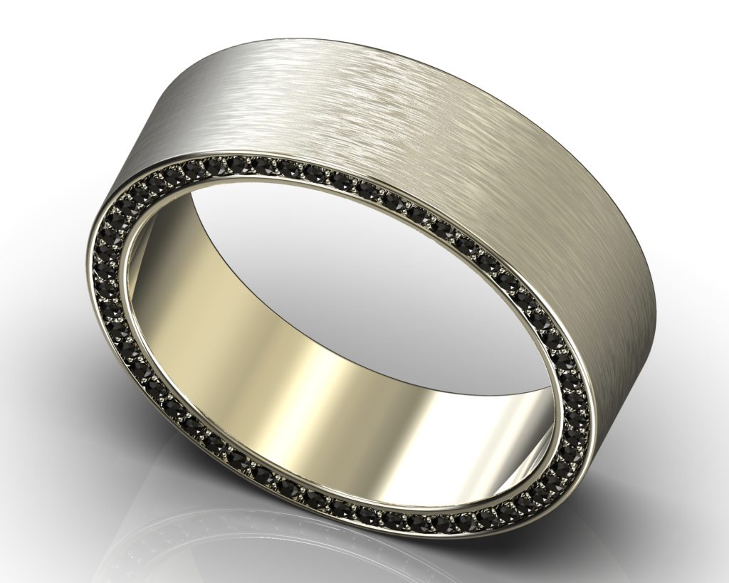 White Gold Twain Ring
