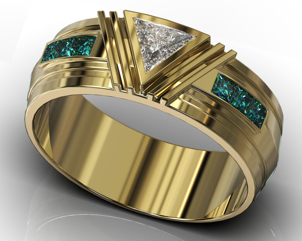 Yellow Gold Hawthorne Ring