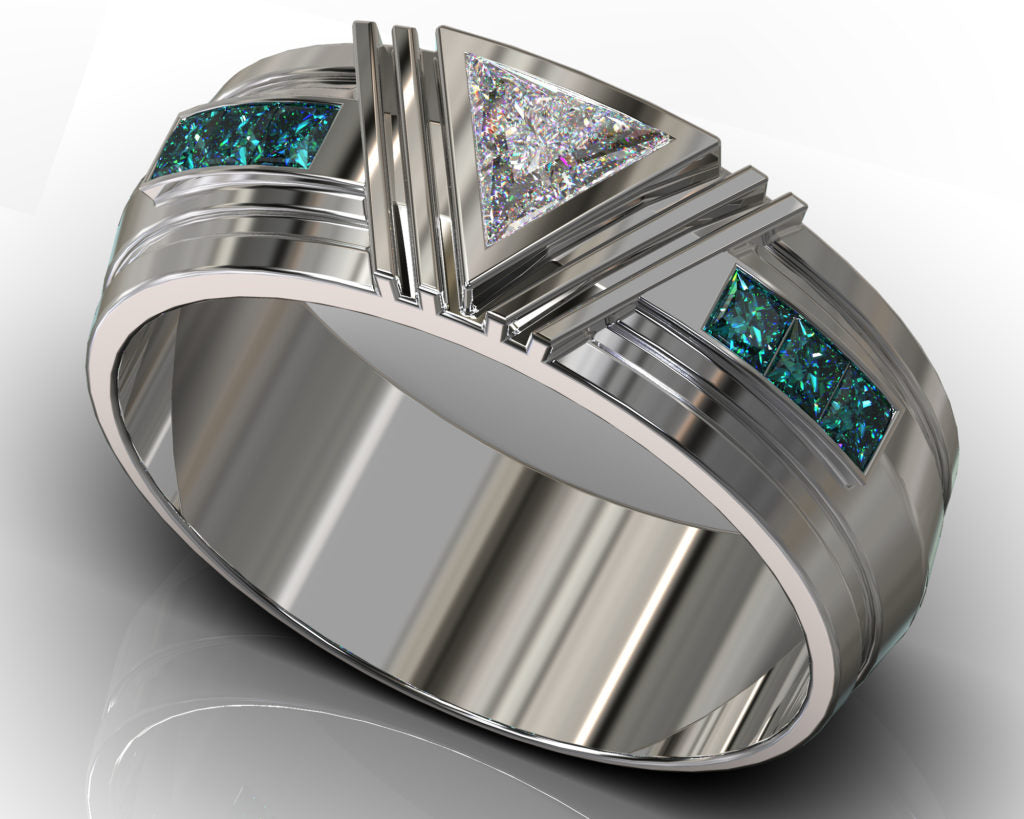 Platinum Hawthorne Ring