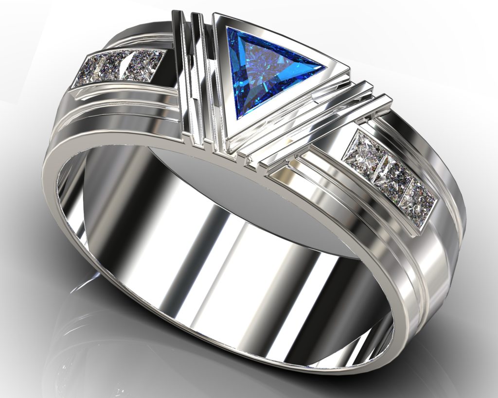 Platinum Hawthorne Ring