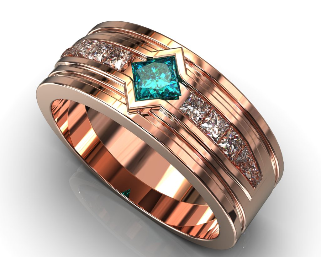Rose Gold Rodin Ring