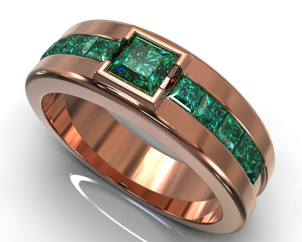 Rose Gold Lincoln Ring