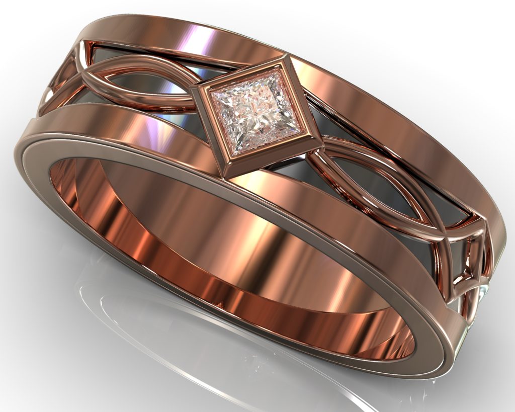 Rose Gold Faraday Ring