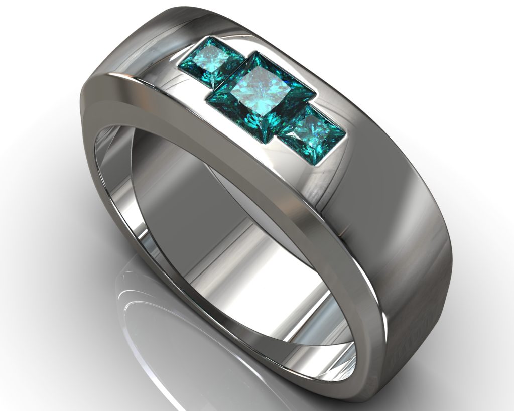 Platinum Gutenberg Ring