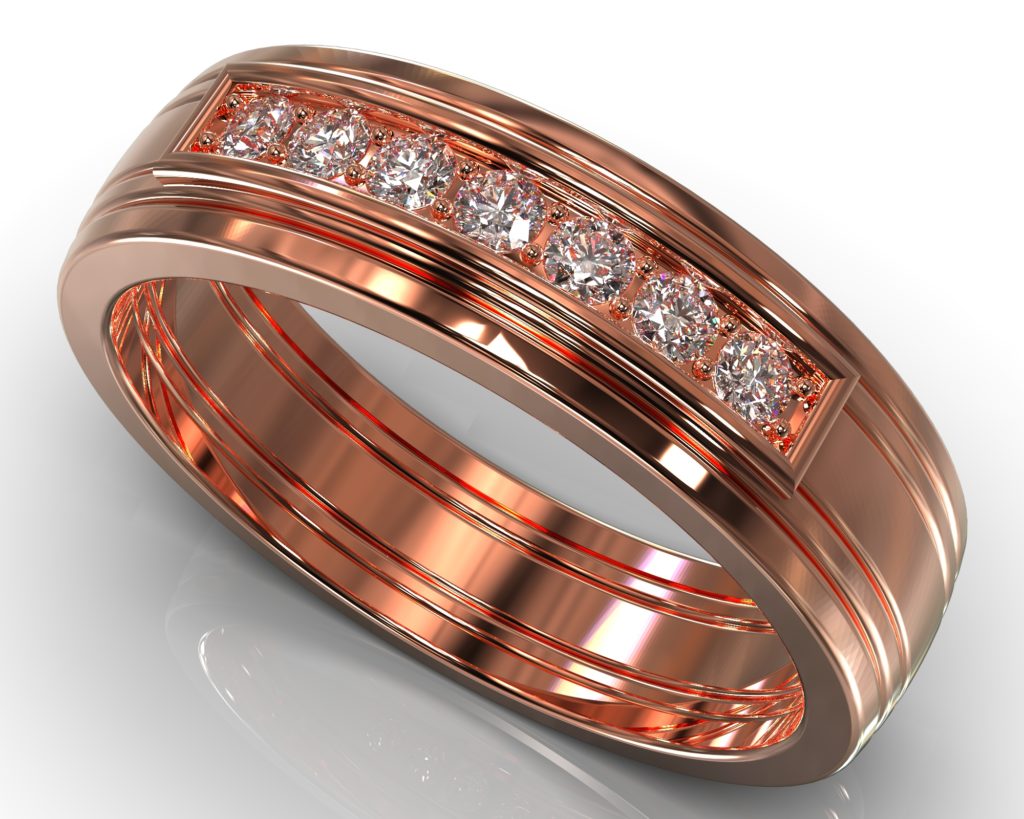 Rose Gold Edison Ring
