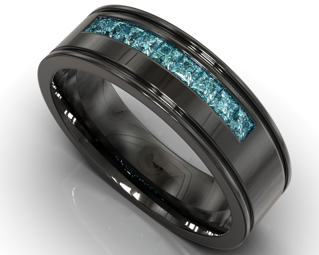 Black Gold Buddha Ring