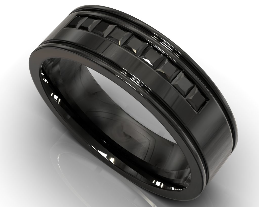Black Gold Buddha Ring