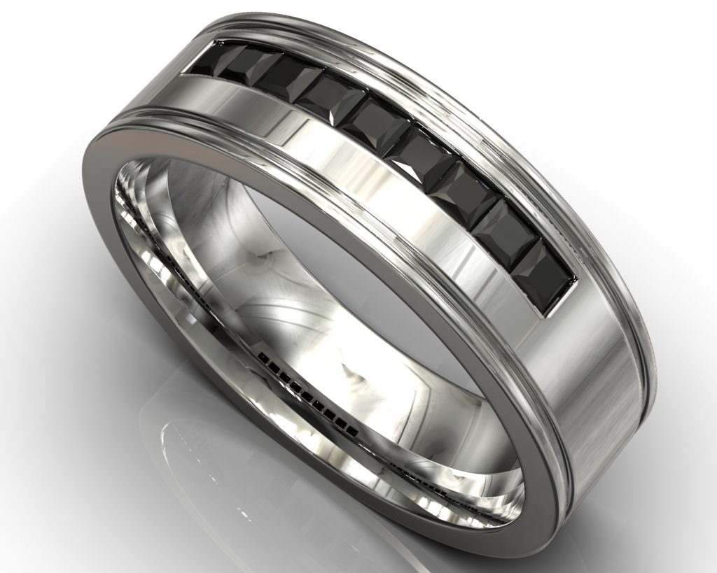 Platinum Buddha Ring