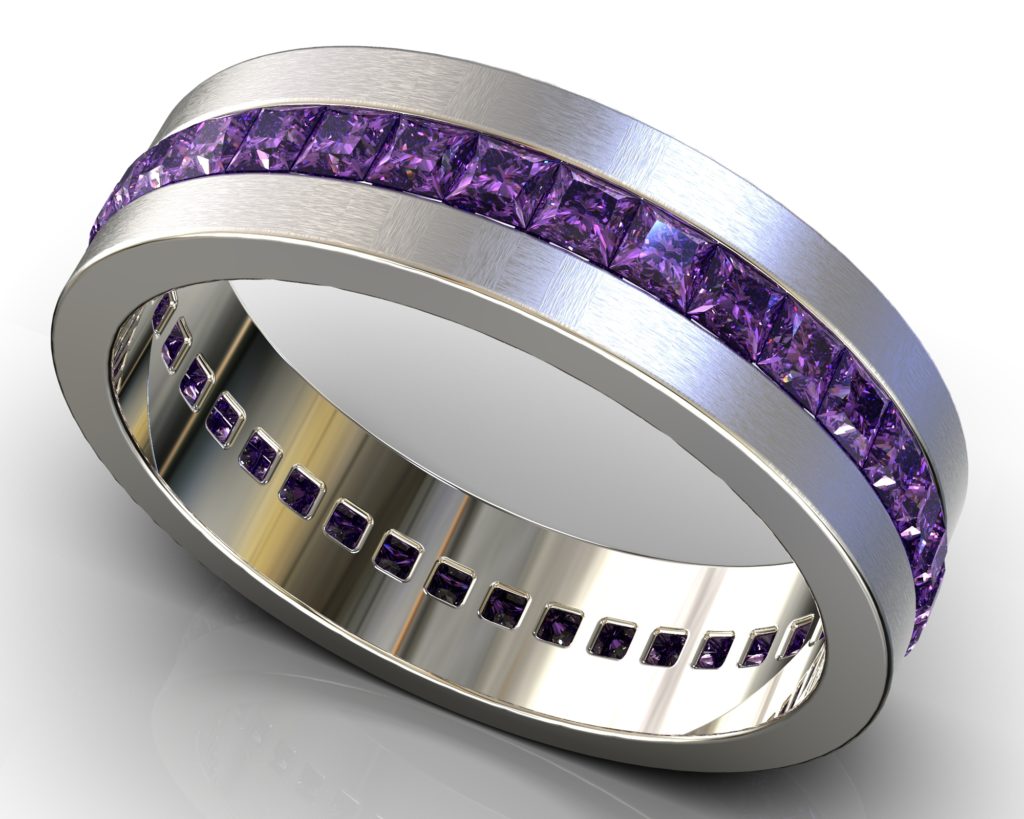 White Gold Courbet Ring
