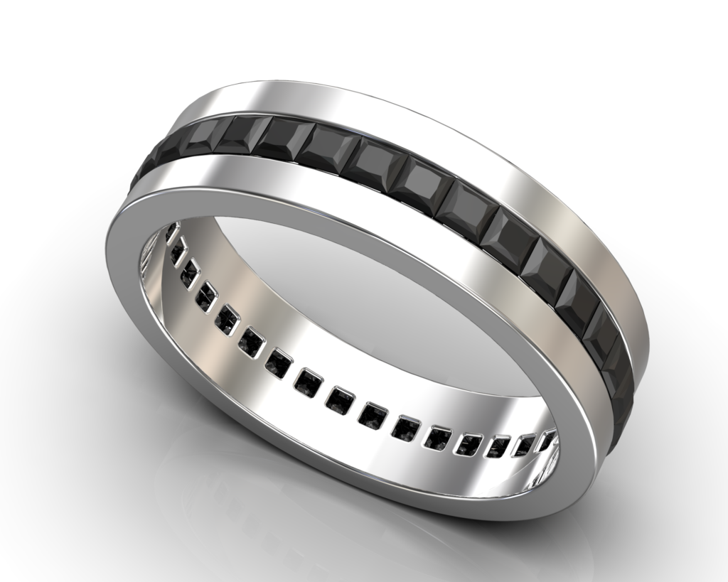 White Gold Courbet Ring