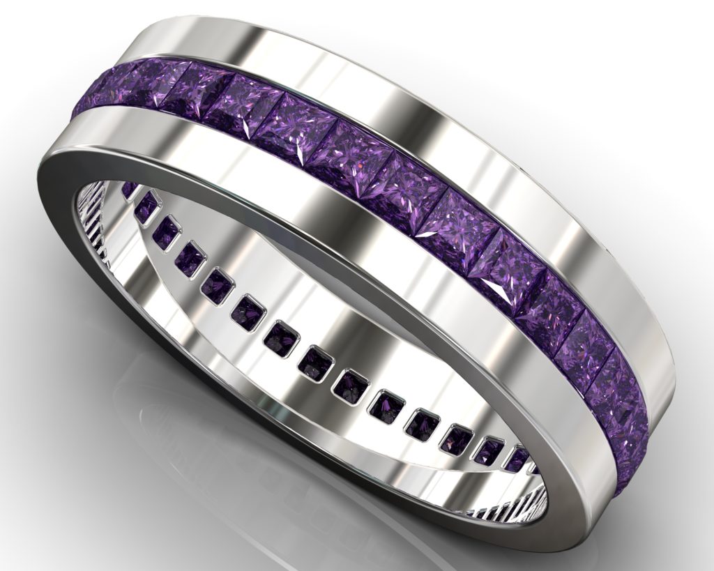 Platinum Courbet Ring