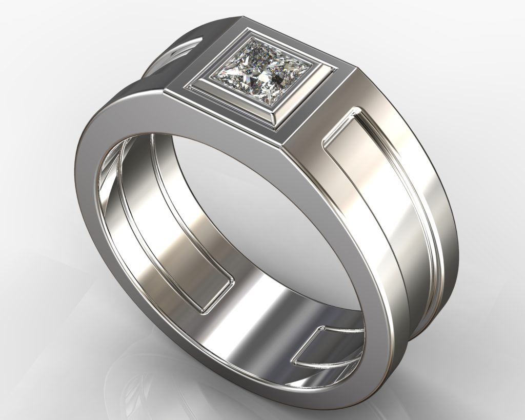 Platinum Degas Ring