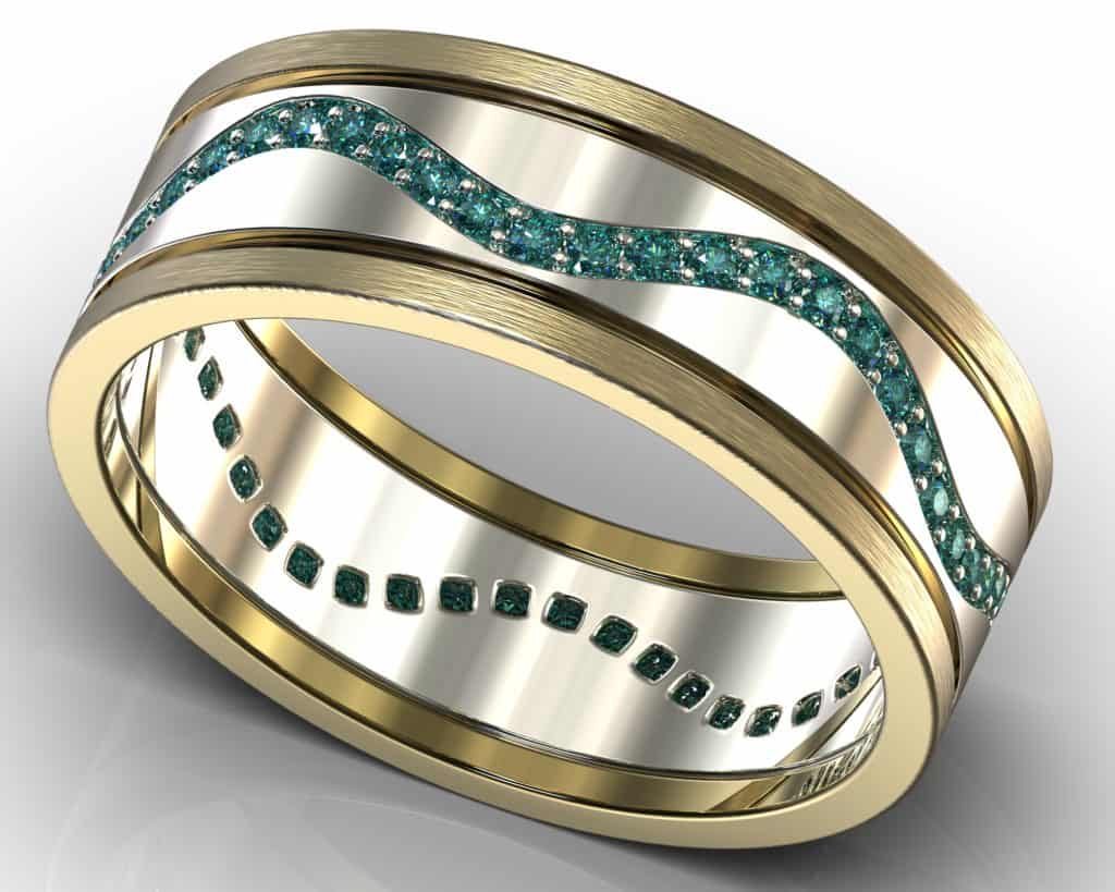 White Gold Verne Ring