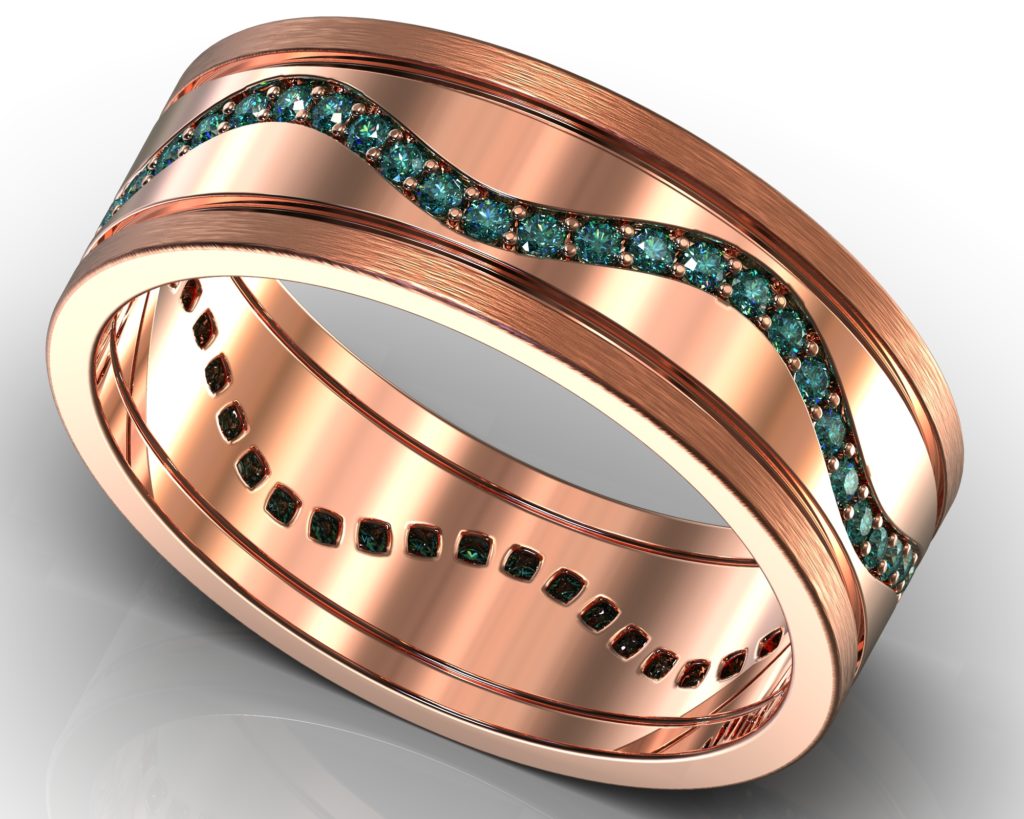 Rose Gold Verne Ring