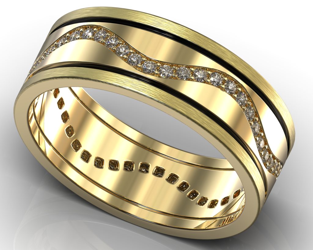 Yellow Gold Verne Ring