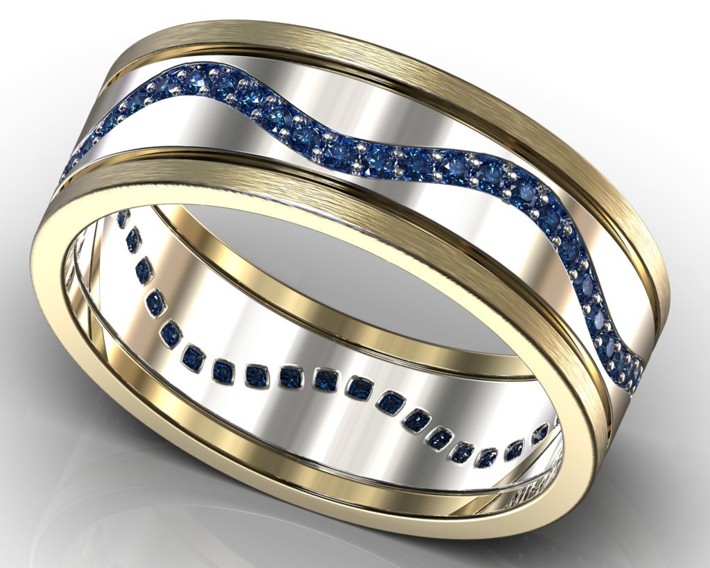 White Gold Verne Ring