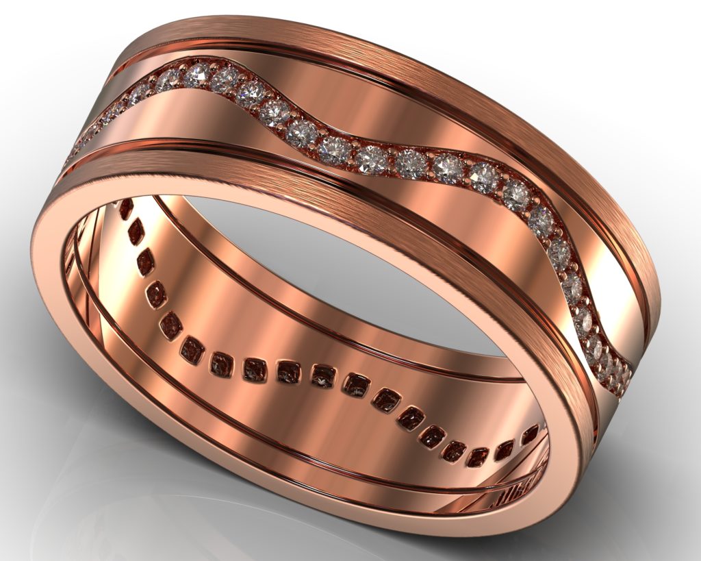 Rose Gold Verne Ring