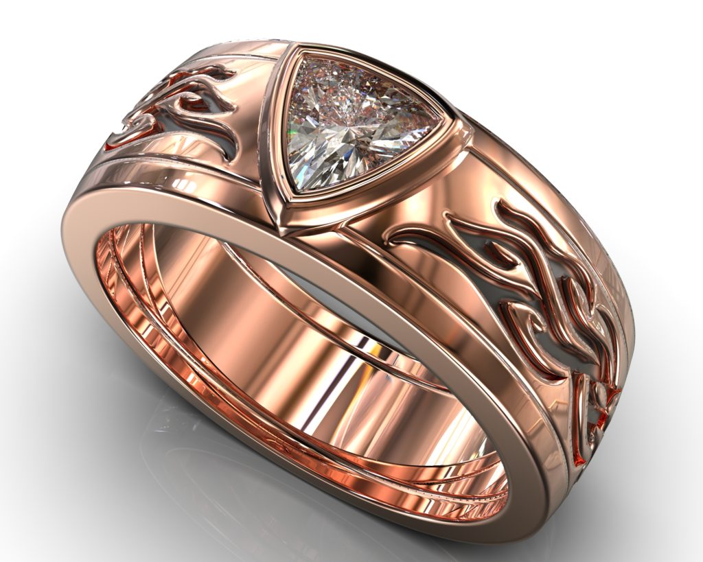 Rose Gold Socrates Ring