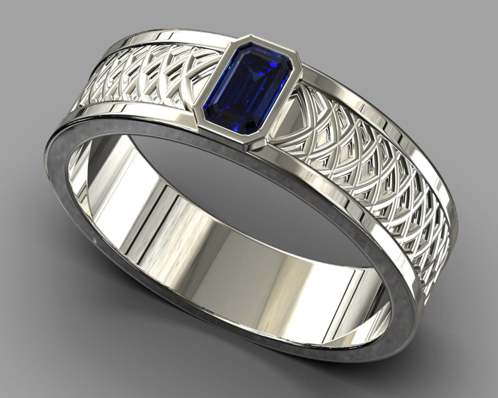 White Gold Thoreau Ring