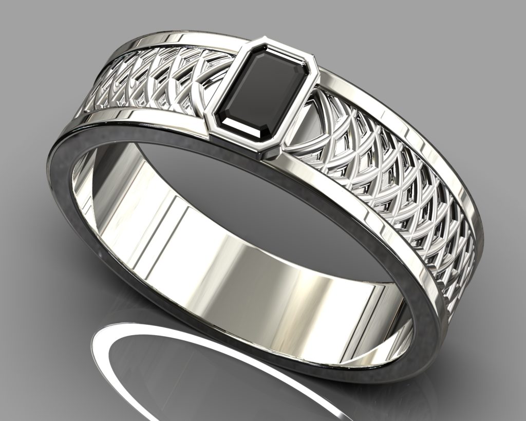 White Gold Thoreau Ring