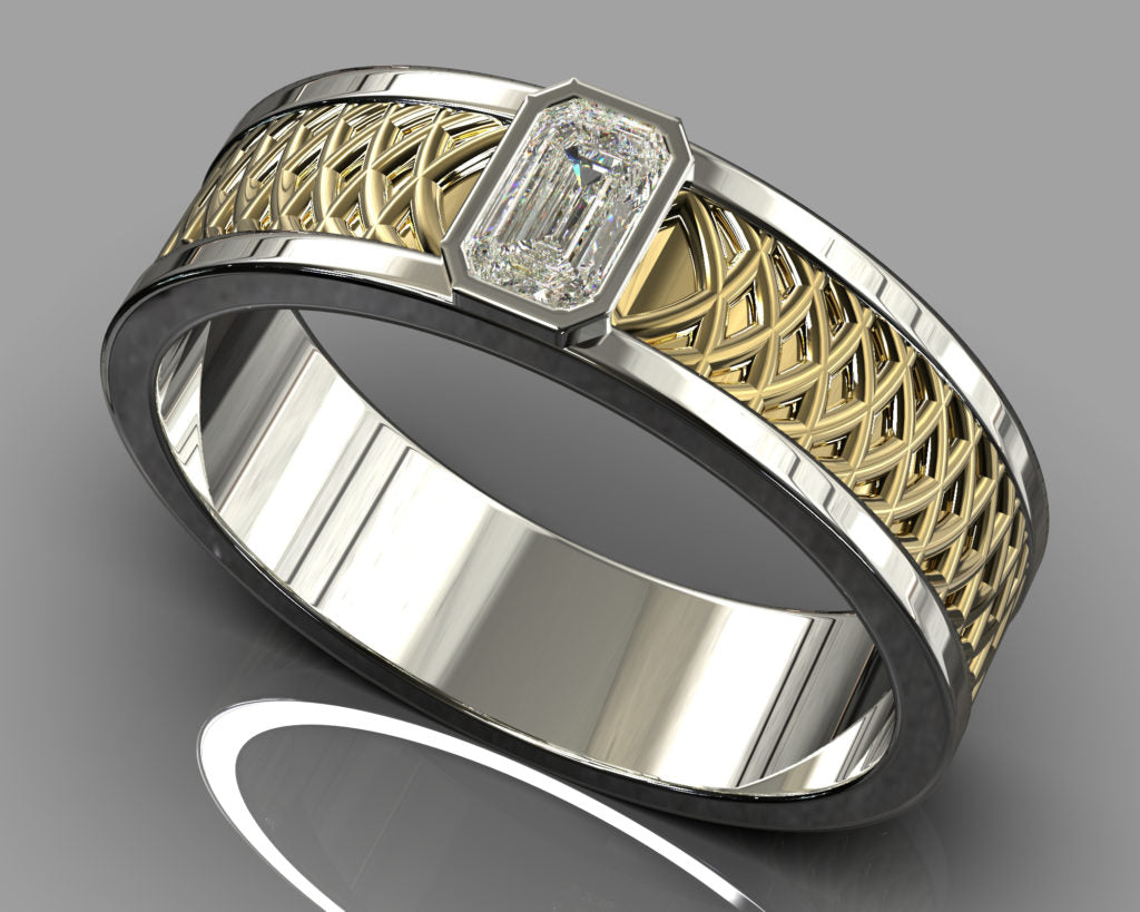 White Gold Thoreau Ring