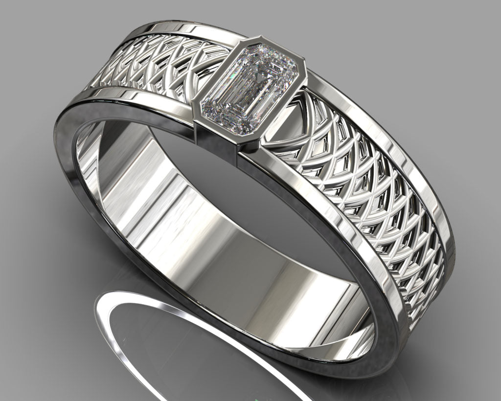Platinum Thoreau Ring