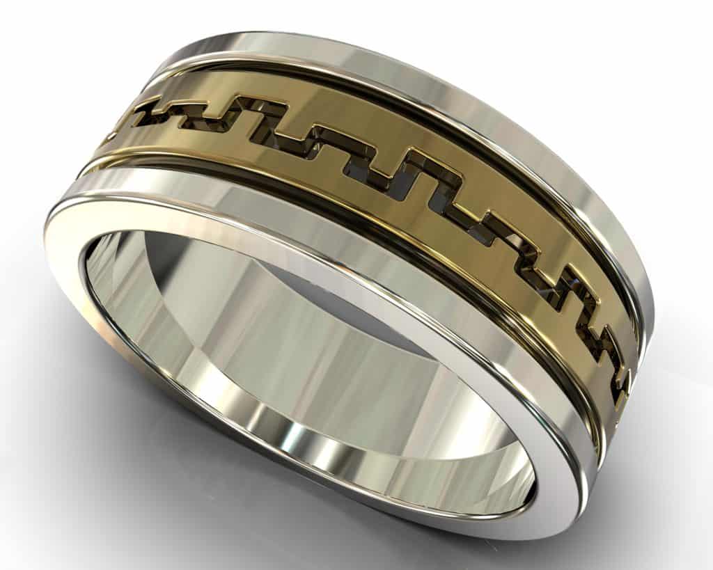 Yellow Gold Bach Ring