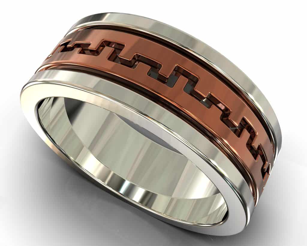 Rose Gold Bach Ring