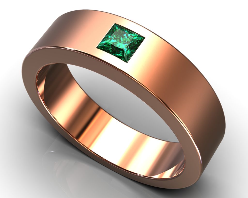 Rose Gold Goethe Ring
