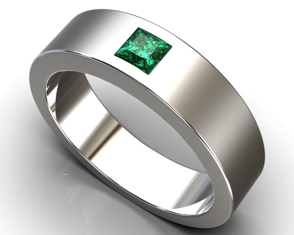 Platinum Goethe Ring