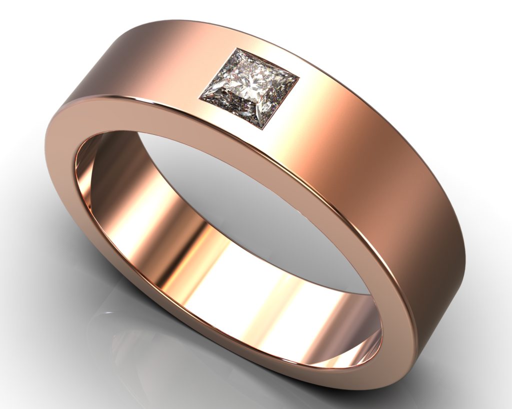 Rose Gold Goethe Ring
