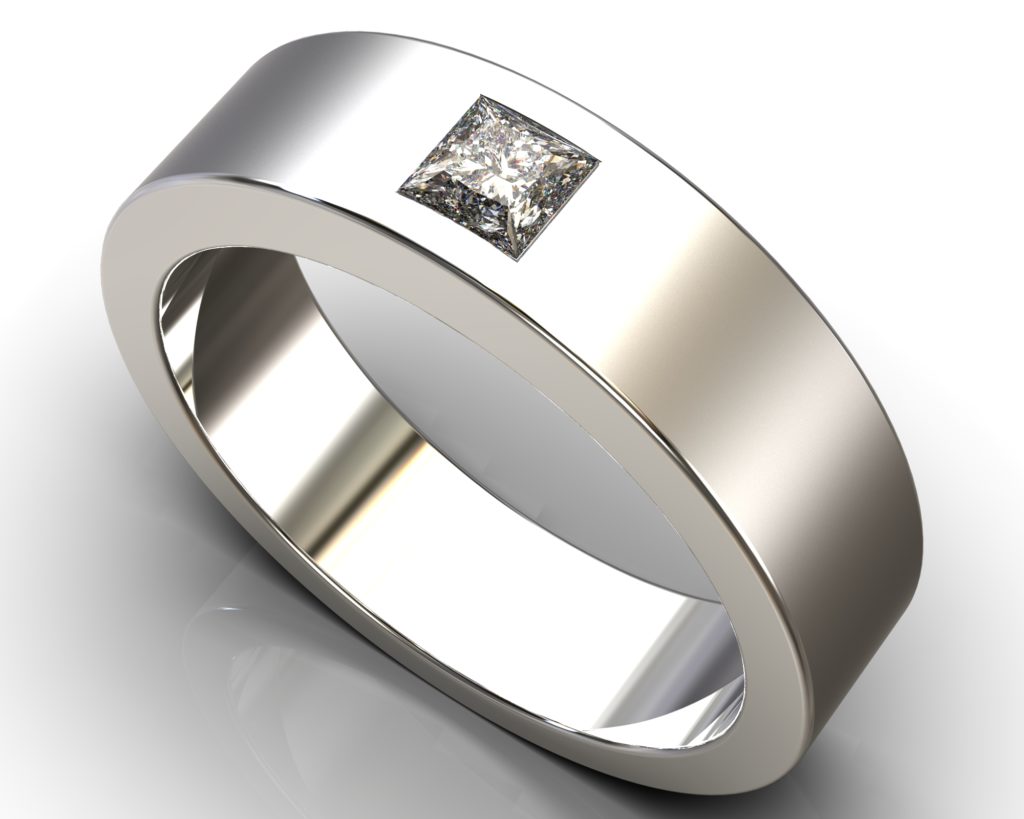 Platinum Goethe Ring