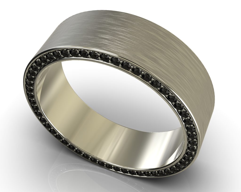 White Gold Twain Ring