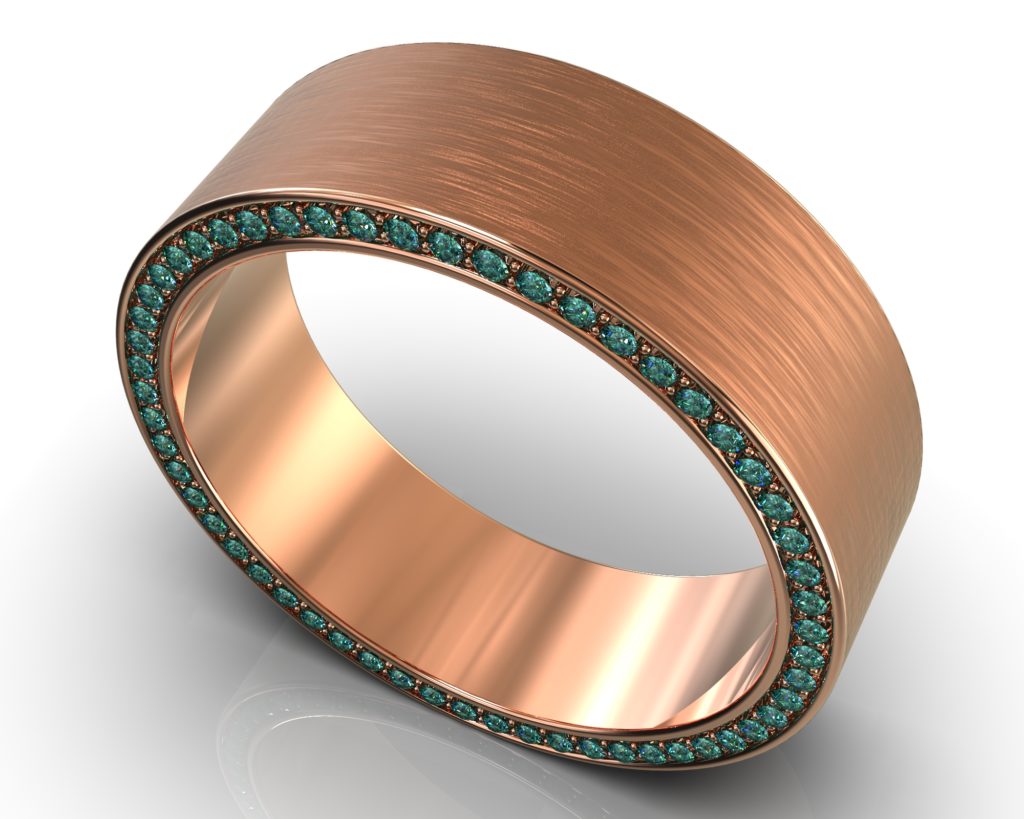Rose Gold Twain Ring