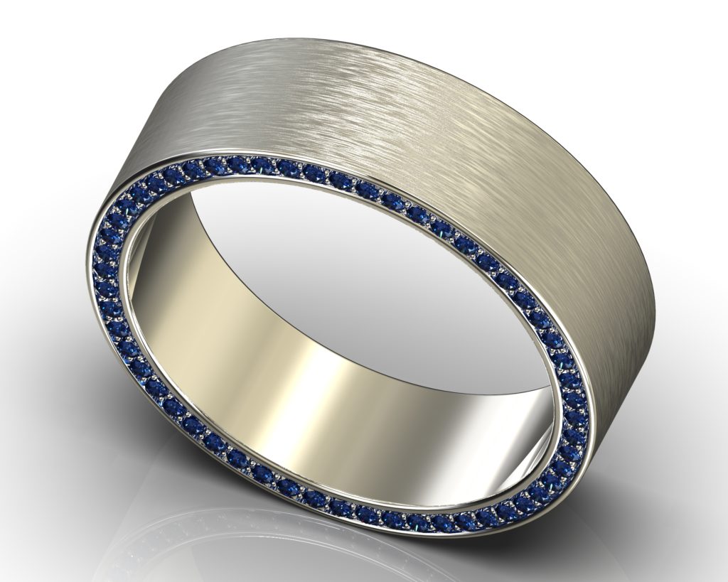White Gold Twain Ring