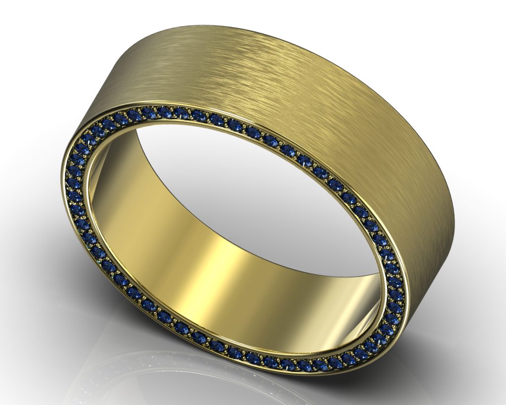 Yellow Gold Twain Ring