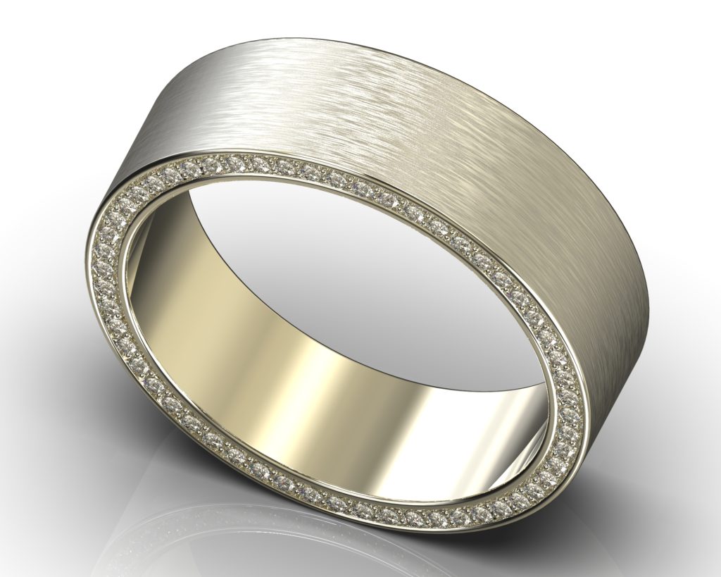 White Gold Twain Ring