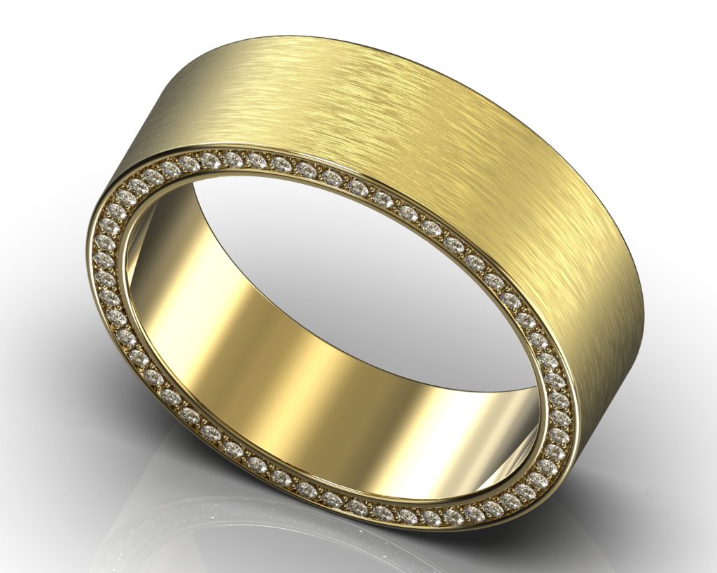 Yellow Gold Twain Ring