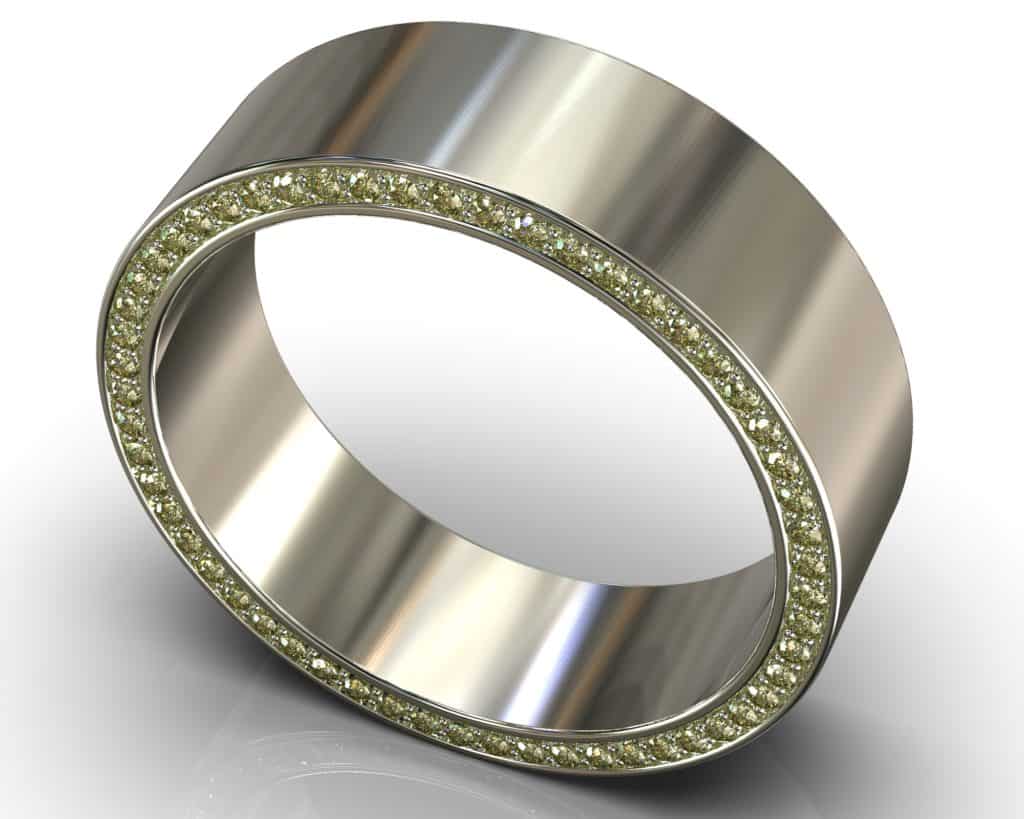 White Gold Twain Ring