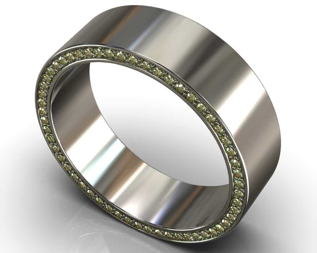 Platinum Twain Ring