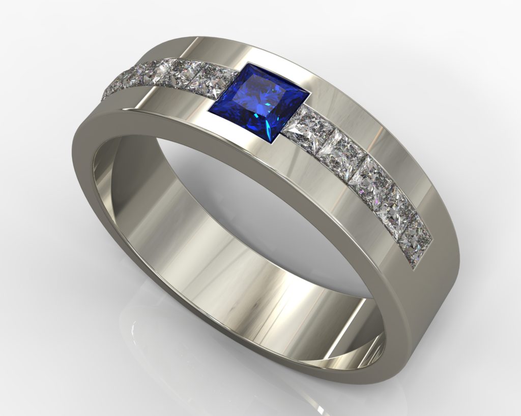 White Gold Roebling Ring