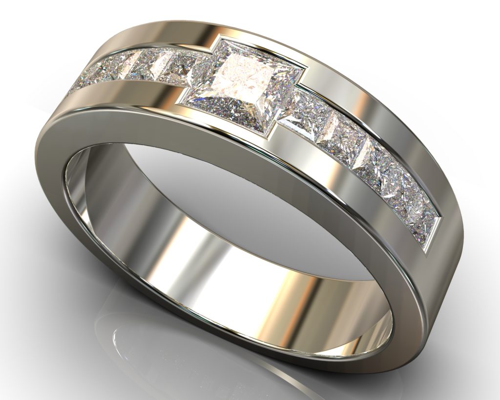 White Gold Roebling Ring