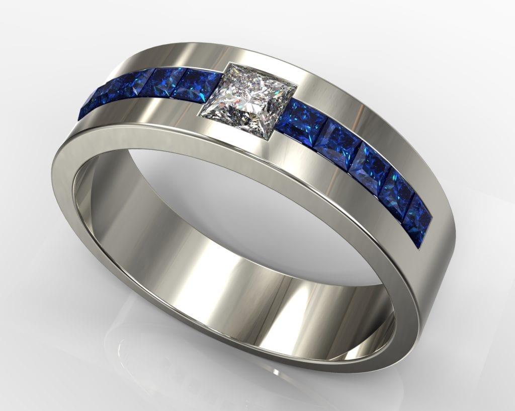 White Gold Roebling Ring