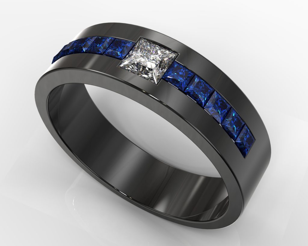 Black Gold Roebling Ring