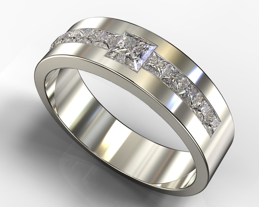 White Gold Roebling Ring
