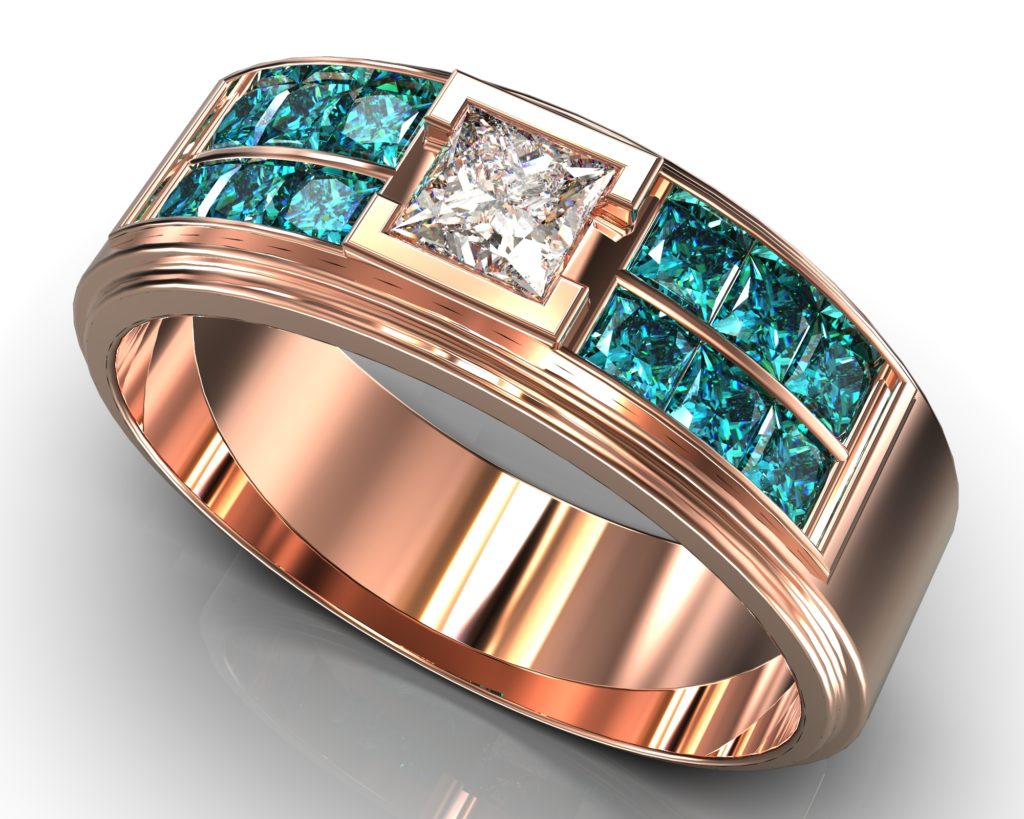 Rose Gold Nietzsche Ring
