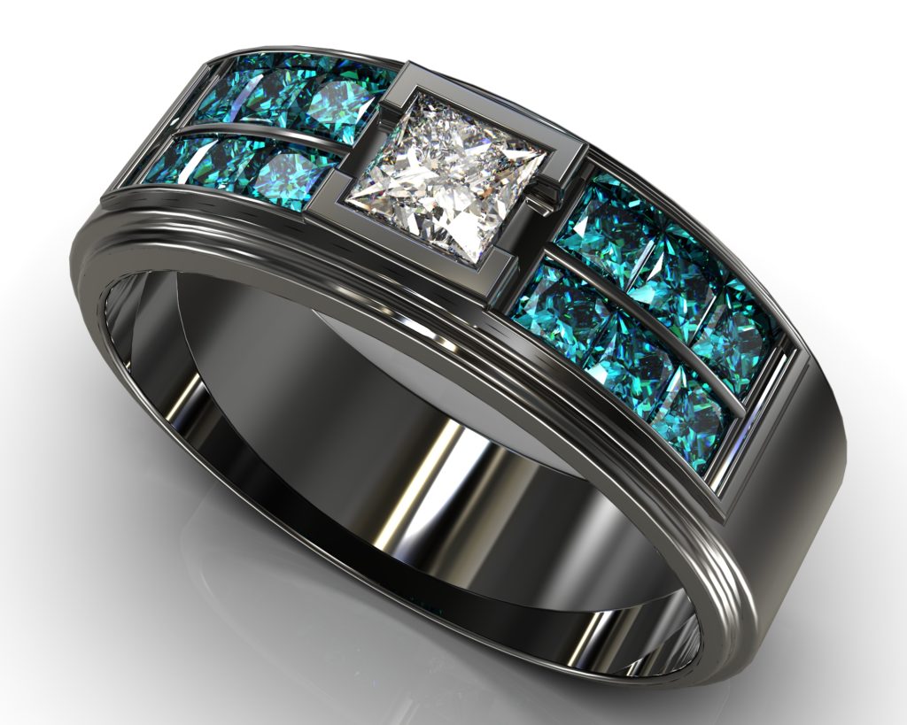 Black Gold Nietzsche Ring